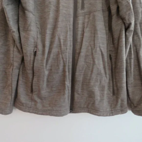 ICEBREAKER | RealFLEECE® Sierra Merino Wool Zip Up Jacket Sweater Oatmeal Sz M - Picture 11 of 16